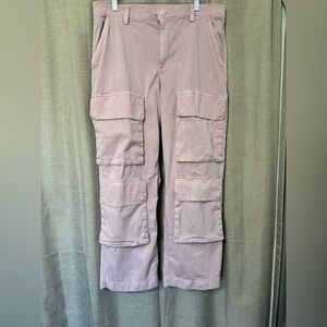 Abercrombie & Fitch Pink Cargo Pants Size 14
EUC